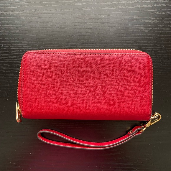 Michael Kors Wristlet/Wallet - Red Leather - Picture 2 of 3